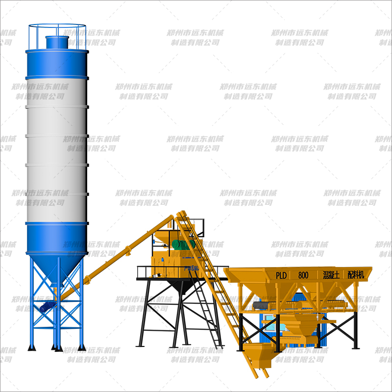 HZS25（500+2仓）混凝土搅拌站(图2)